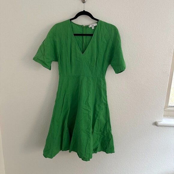 TOME Collective Green Linen Dress - Picture 5 of 9